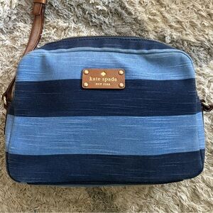 Kate Spade Navy and Light Blue Crossbody Bag